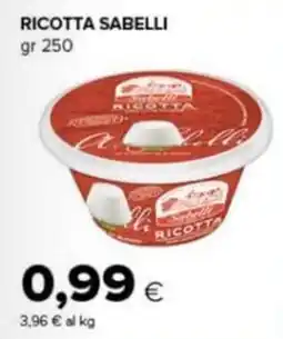 Tigre Amico Ricotta Sabelli offerta