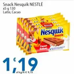 Sidis Snack Nesquik NESTLÉ offerta