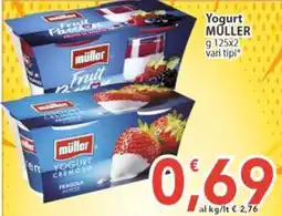 Sidis Yogurt Müller Fruit offerta