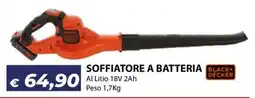 Bricocasa Soffiatore a batteria Black+Decker offerta
