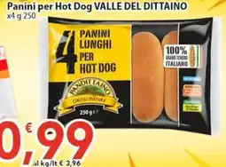 Sidis Panini per Hot Dog Valle del Dittaino offerta