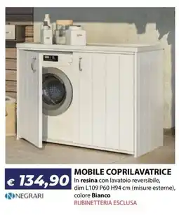 Bricocasa Mobile coprilavatrice Negrari offerta