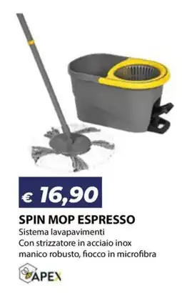 Bricocasa Spin Mop Espresso Apex offerta