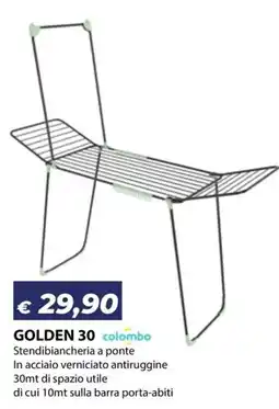 Bricocasa Stendibiancheria a ponte Golden 30 colombo offerta