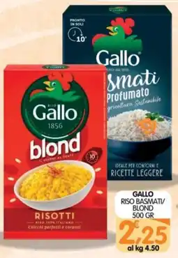 Le Delizie del Sud Gallo riso basmati blond offerta