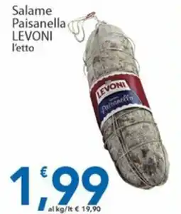 Sidis Salame Paisanella Levoni offerta