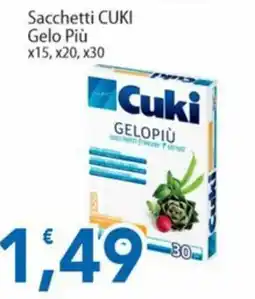 Sidis Sacchetti Cuki Gelo Più offerta