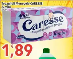 Sidis Tovaglioli Monovelo Caresse offerta