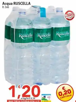 Sidis Acqua Ruscella offerta