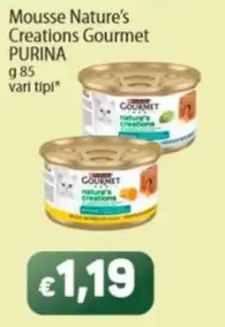 Sidis Mousse Nature's Creations Gourmet PURINA offerta