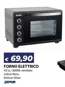 Bricocasa Forno elettrico ZEPHIR offerta