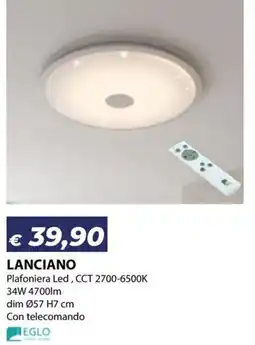 Bricocasa Lanciano Plafoniera Led offerta