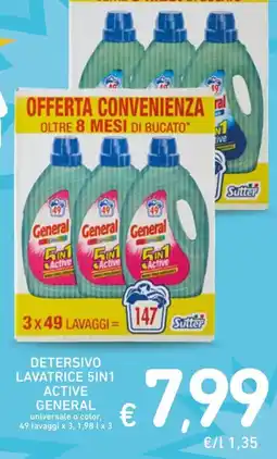 Spazio Conad Detersivo lavatrice 5in1 active general offerta