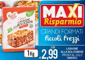 MD Discount Pronti Al Volo Lasagne Alla Bolognese 1kg offerta