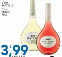 Sidis Vino Mateus Bianco, Rosè offerta