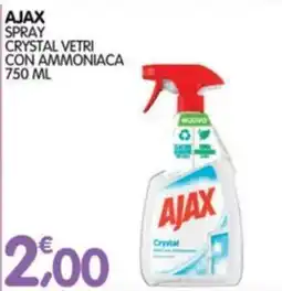 Le Delizie del Sud Ajax spray crystal vetri con ammoniaca offerta