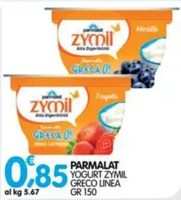 Le Delizie del Sud Parmalat Yogurt Zymil Greco Linea offerta