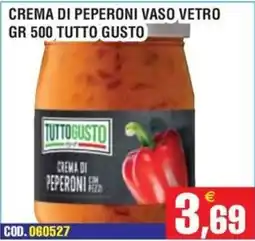 Immenso Cash Crema di peperoni Tutto Gusto offerta