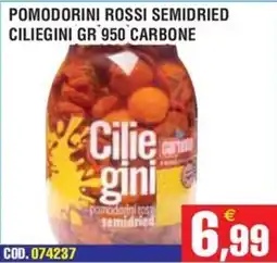 Immenso Cash Ciliegini pomodorini rossi semidried offerta