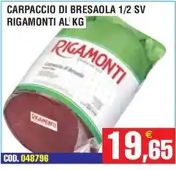 Immenso Cash Carpaccio di bresaola Rigamonti offerta