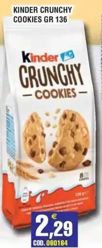 Immenso Cash Kinder Crunchy Cookies offerta