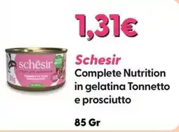 Giulius Schesir Complete Nutrition in gelatina Tonnetto e prosciutto offerta