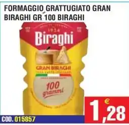 Immenso Cash Formaggio grattugiato gran biraghi offerta