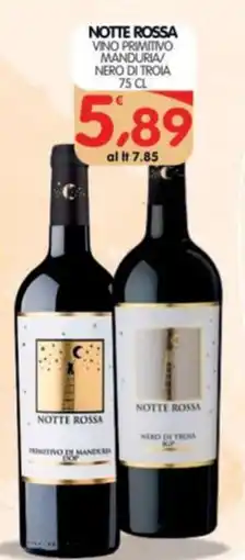 Le Delizie del Sud Notte Rossa Vino Primitivo Manduria/Nero di Troia offerta