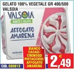 Immenso Cash Gelato vegetale Valsoia Affogato Amarena offerta