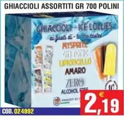 Immenso Cash Ghiaccioli assortiti Polini offerta