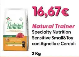 Giulius Natural Trainer Specialty Nutrition Sensitive Small&Toy con Agnello e Cereali offerta