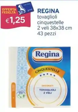 Sirene Blu Regina tovaglioli cinquestelle offerta