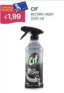 Sirene Blu Cif acciaio vapo offerta