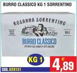 Immenso Cash Burro classico Rosanna Sorrentino offerta