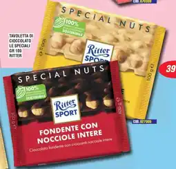 Immenso Cash Ritter Sport Fondente con Nocciole Intere offerta