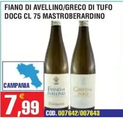 Immenso Cash Fiano di Avellino/Greco di Tufo Mastroberardino offerta