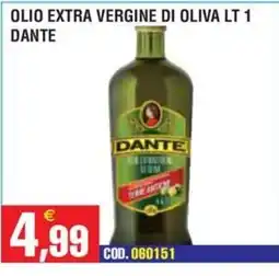 Immenso Cash Olio extra vergine di oliva Dante offerta