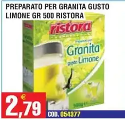 Immenso Cash Ristora Granita gusto Limone offerta