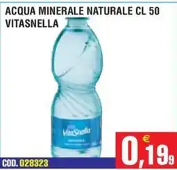 Immenso Cash Acqua minerale naturale Vitasnella offerta