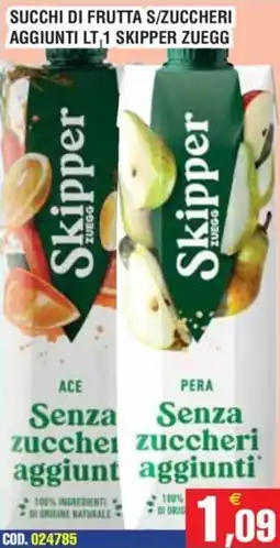 Immenso Cash Skipper Succhi di frutta senza zuccheri aggiunti offerta