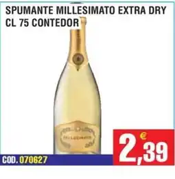 Immenso Cash Spumante millesimato extra dry offerta
