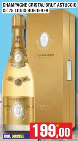 Immenso Cash Champagne Cristal Brut Louis Roederer offerta