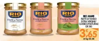 Le Delizie del Sud Rio mare Filetti di Tonno offerta