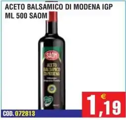 Immenso Cash Aceto balsamico di Modena IGP SAOM offerta