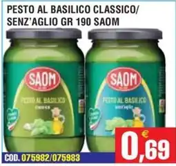 Immenso Cash Pesto al basilico classico SAOM offerta