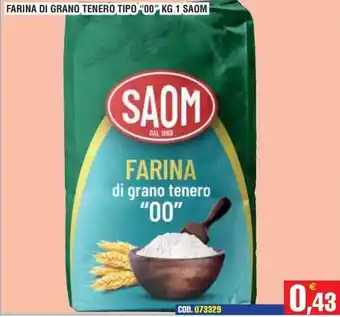 Immenso Cash Farina di grano tenero "00" Saom offerta