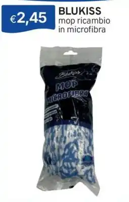Sirene Blu Blukiss mop ricambio in microfibra offerta