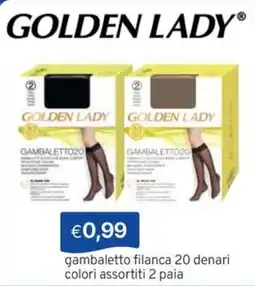 Sirene Blu Gambaletto filanca Golden Lady offerta