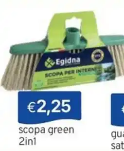 Sirene Blu scopa green 2in1 offerta