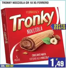 Immenso Cash Tronky nocciola Ferrero offerta